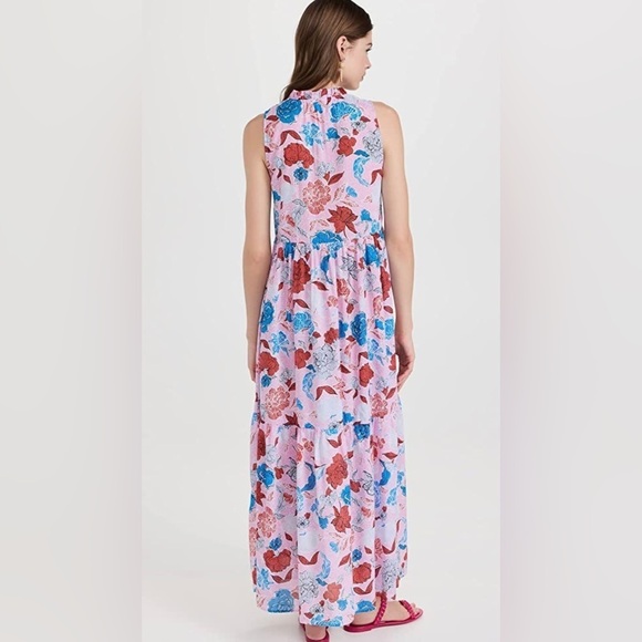 BB DAKOTA tropic of the day dress in pink XS - Picture 5 of 6